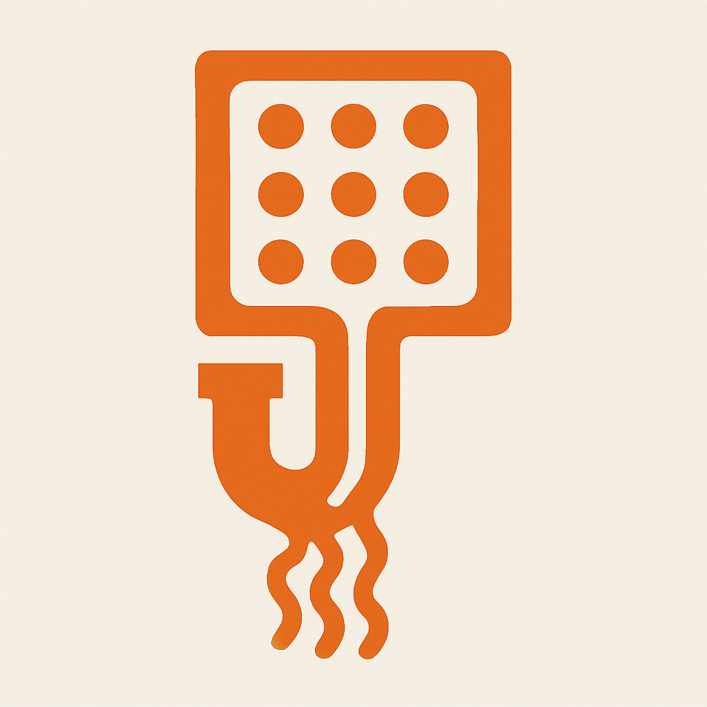 P-trap drain icon