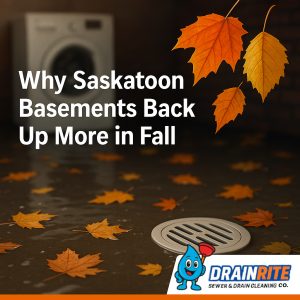 flooded basement in the fall