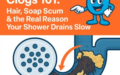 Bathroom Clogs 101: Why Your Shower Drains Slow & How Drainrite Clears Them Fast